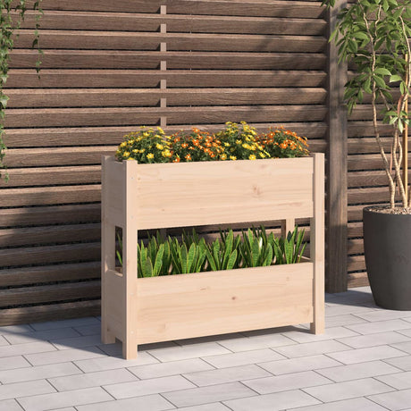 VIDAXX PLANTER 77X25X66 CM SOLID PINE Wood