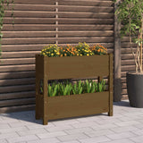 VIDAXX PLANTER 77X25X66 CM SOLID PINE TRE HONEY BRUN