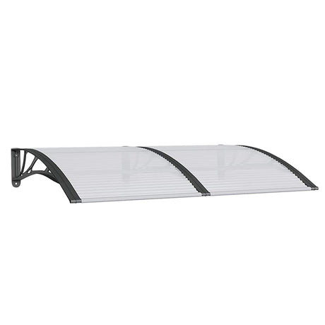 VIDAXX Dørbaldakin 150x100 cm polycarbonat sort
