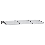 Vidaxx Door Canopy 300x100 cm polycarbonat sort