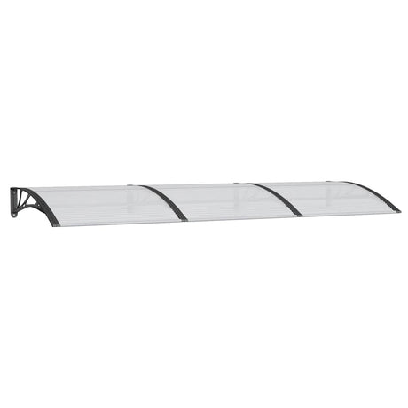 Vidaxx Door Canopy 300x100 cm polycarbonat sort
