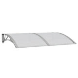 VIDAXX Dørbaldakin 150x100 cm polycarbonatgrå