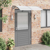 VIDAXX Dørbaldakin 150x100 cm polycarbonatgrå