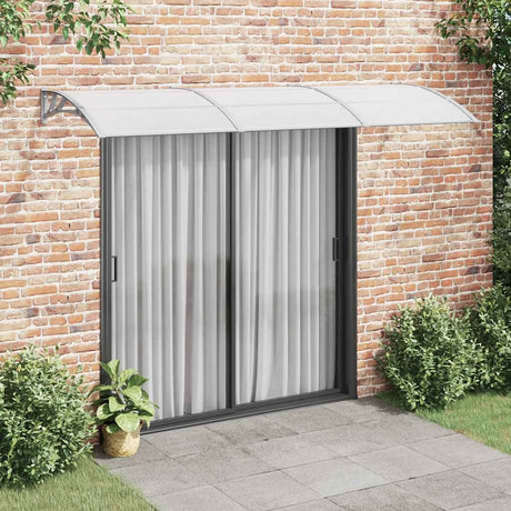 Vidaxx Door Canopy 300x100 cm polycarbonatgrå