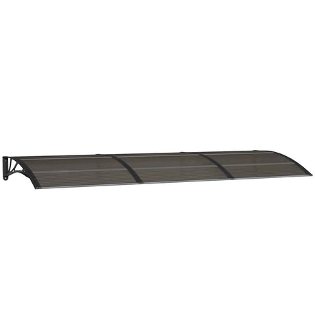 Vidaxx Door Canopy 300x100 cm polycarbonat sort