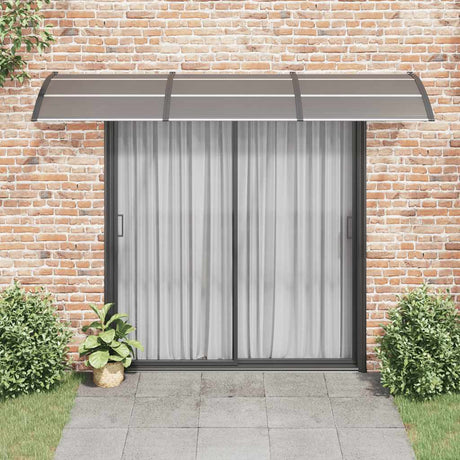 Vidaxx Door Canopy 300x100 cm polycarbonat sort