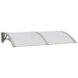 VIDAXX Dørbaldakin 150x75 cm polycarbonatgrå
