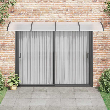 VIDAXX Dørbaldakin 350x100 cm polycarbonat sort