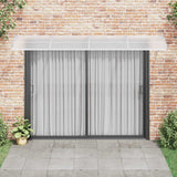 Vidaxx dør baldakin grå 350x100 cm polycarbonat