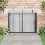 Vidaxx Door Canopy 400x100 cm polycarbonat sort