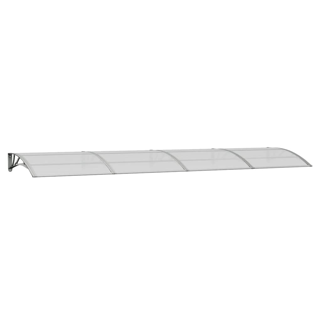 Vidaxx dør baldakin grå 400x100 cm polycarbonat