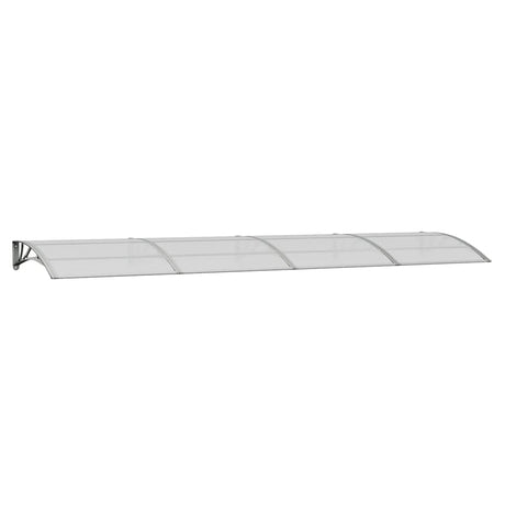 Vidaxx dør baldakin grå 400x100 cm polycarbonat