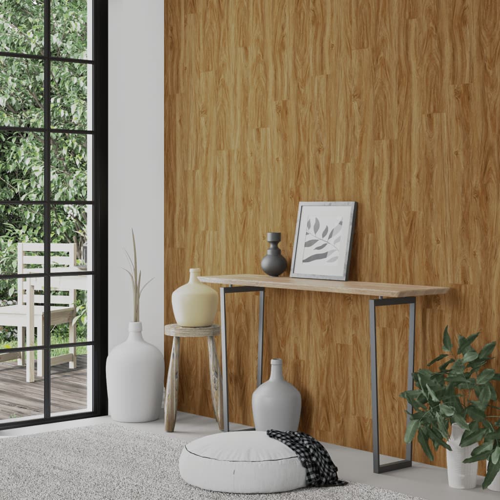 Vidaxx vægpaneler træ Look 2,06 m² PVC Brown