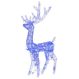 Vidaxl juledekorationer Reindeer 2 stk 120 cm akrylblå