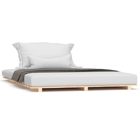 Vidaxl bedframe massief grenenhout 140x200 cm