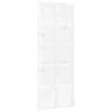 Vidaxl skydedør 80x1,8x214 cm Solid fyrretræ hvid