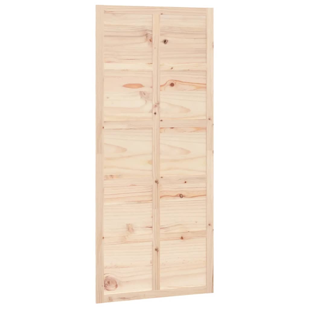 Vidaxl skydedør 90x1,8x214 cm fast fyrretræ