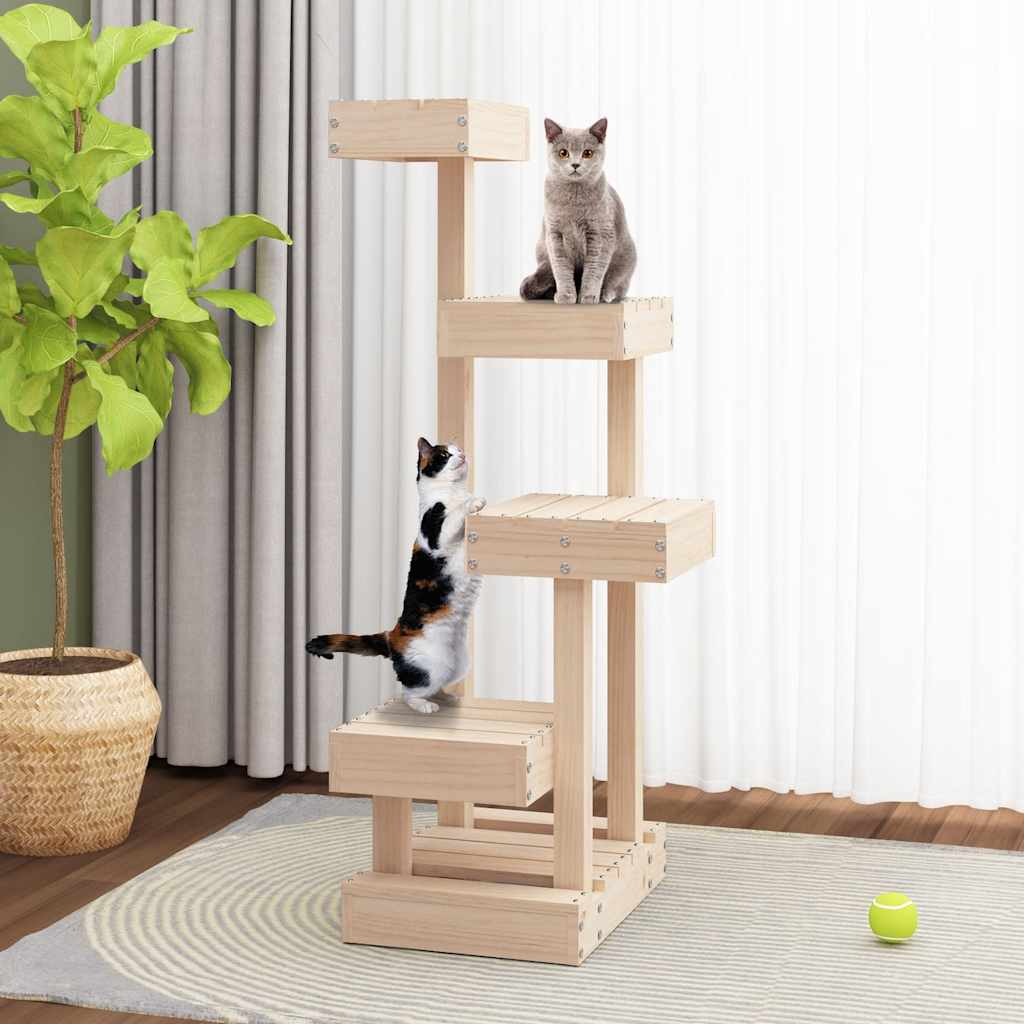 Vidaxl Cat Furniture 45.5x49x103 cm Solid fyrretræ