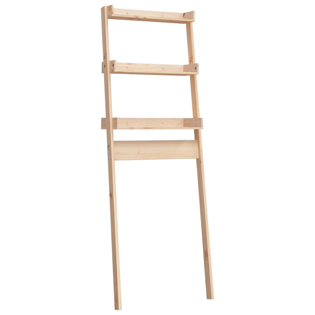 Vidaxx toiletstativ 63,5x32x179 cm massivt fyrretræ