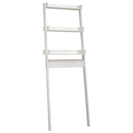 Vidaxx toiletstativ 63,5x32x179 cm massiv fyrretræ hvid