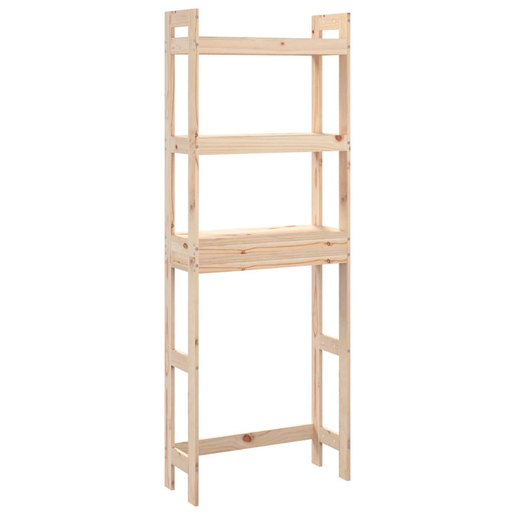 Vidaxx toiletstativ 63x26x171 cm massivt fyrretræ