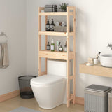 Vidaxx toiletstativ 63x26x171 cm massivt fyrretræ