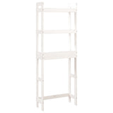 Vidaxx toiletstativ 63x26x171 cm solid fyrretræ hvid