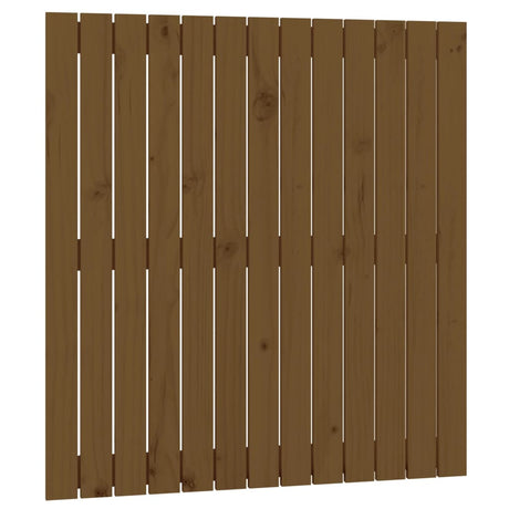 Vidaxl wandhoofdbord 82,5x3x90 cm massief grenenhout honingbruin