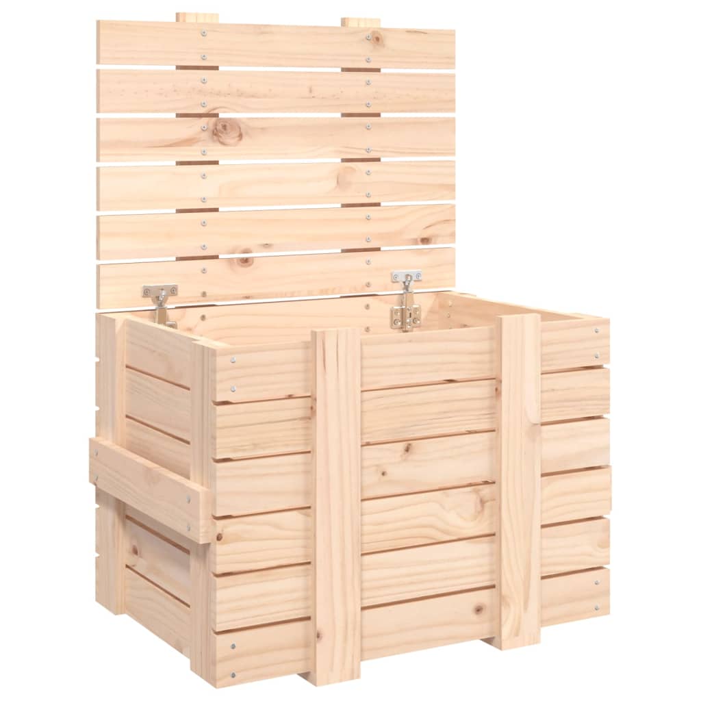 Vidaxx opbevaringsboks 58x40.5x42 cm fast fyrretræ
