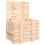 Vidaxx opbevaringsboks 58x40.5x42 cm fast fyrretræ