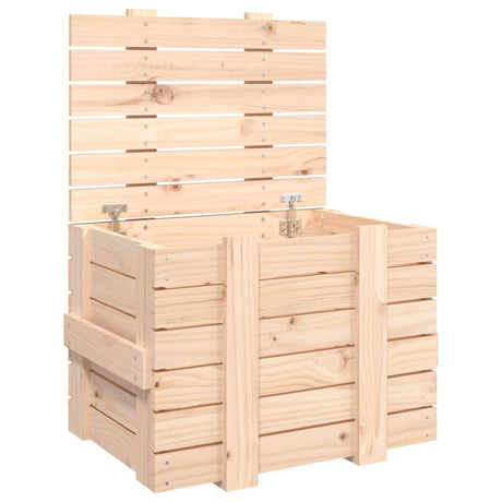 Vidaxx opbevaringsboks 58x40.5x42 cm fast fyrretræ