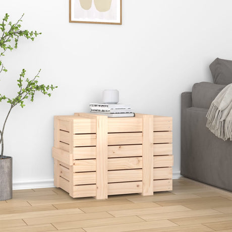 Vidaxx opbevaringsboks 58x40.5x42 cm fast fyrretræ