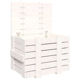 Vidaxx opbevaringsboks 58x40.5x42 cm Solid fyrretræ hvid