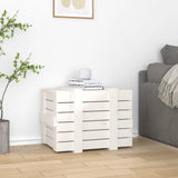 Vidaxx opbevaringsboks 58x40.5x42 cm Solid fyrretræ hvid