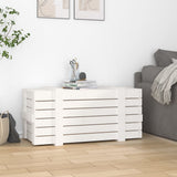 Vidaxx opbevaringsboks 91x40,5x42 cm massiv fyrretræ hvid