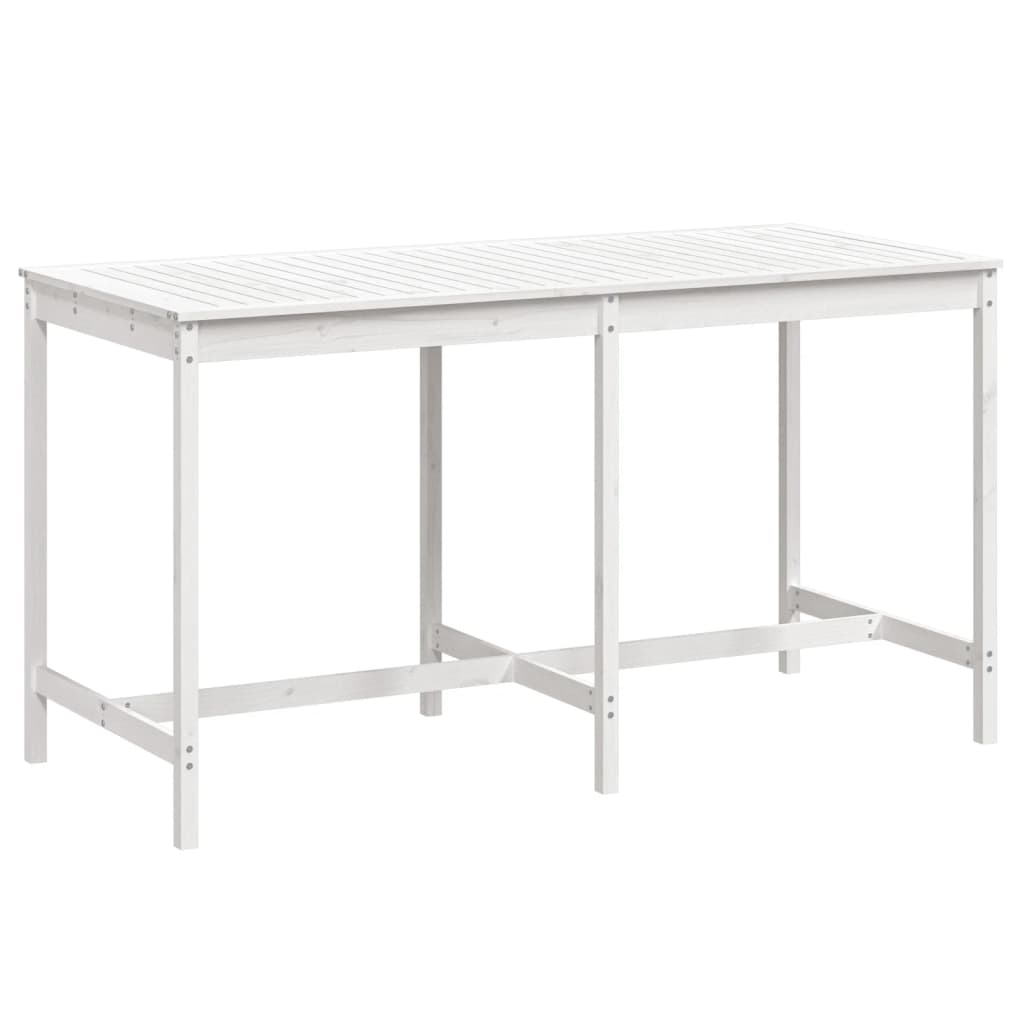 Vidaxl tuintafel 203,5x90x110 cm massief grenenhout wit