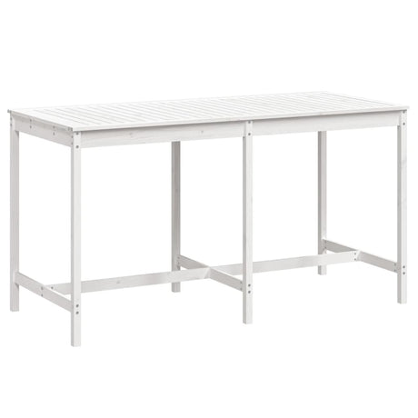 Vidaxl tuintafel 203,5x90x110 cm massief grenenhout wit