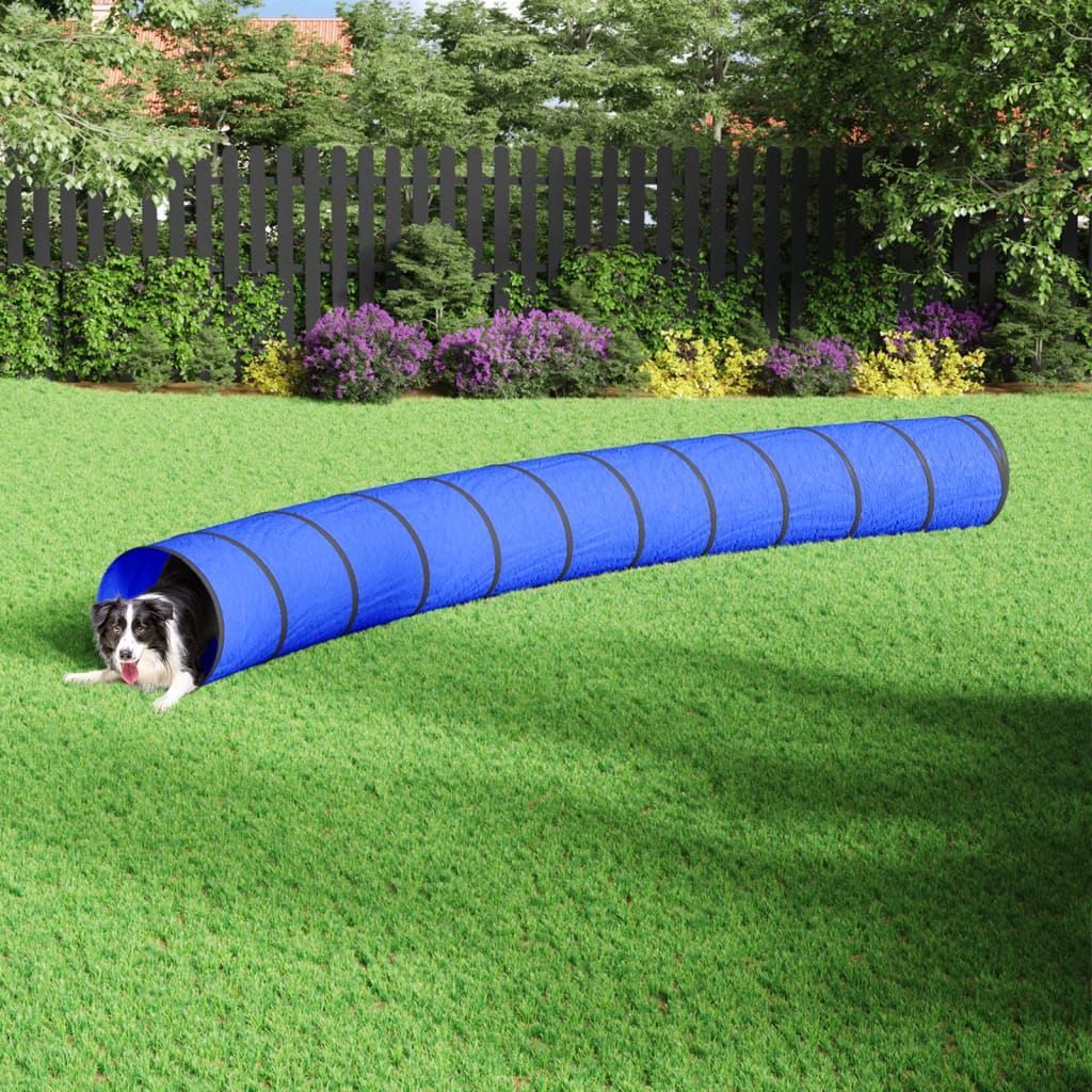 Vidaxxl hundetunnel ø 55x500 cm polyesterblå