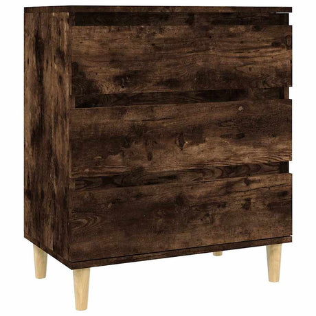 Vidaxl dressoir 60x35x70 cm bewerkt hout gerookt eikenkleurig