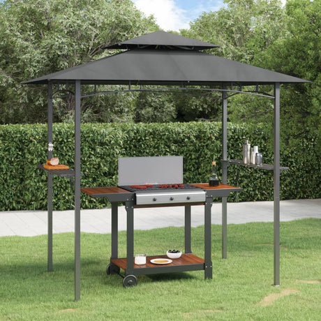Vidaxx Barbecue Canopy 240x150x243 cm stål antracit
