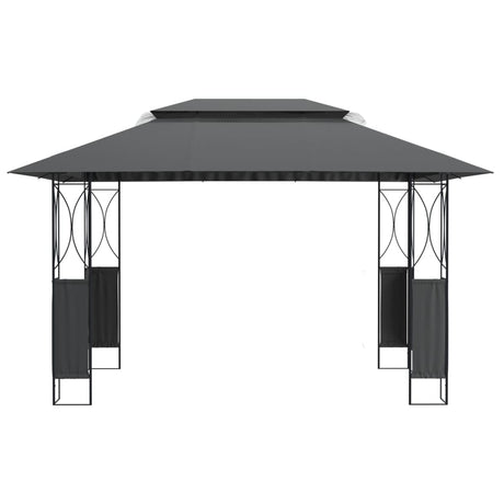 Vidaxx Gazebo med tag 400x300x270 cm stål antracit