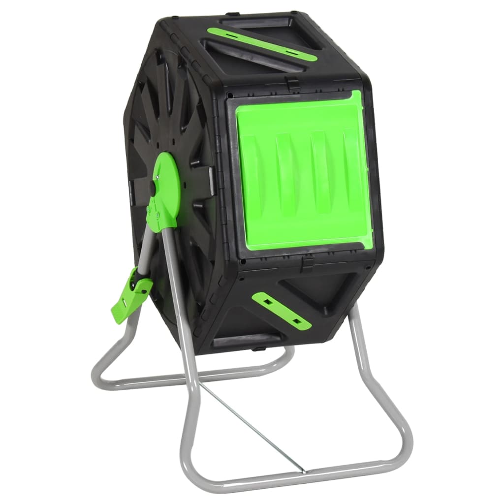 Vidaxx Komposteringstromle 70 L 60x43x74 cm polypropylen