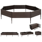 Vidaxx planter hævede 120x120x20 cm polypropylen