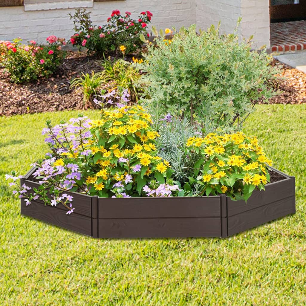 Vidaxx planter hævede 120x120x20 cm polypropylen
