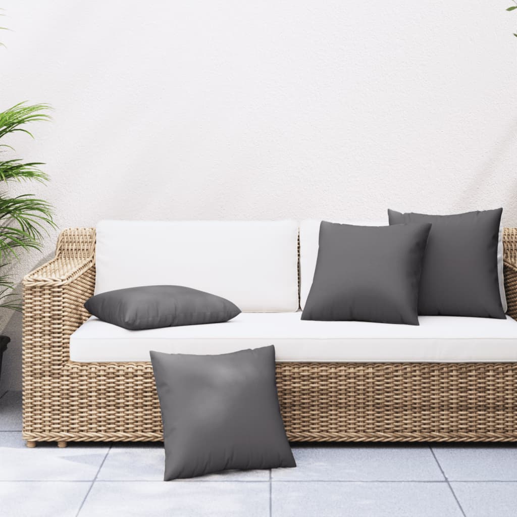 Vidaxx Sofa Puder 4 PCS 40x40 cm Stof Anthracite