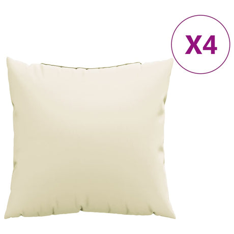 Vidaxx Sofa Puder 4 stk 40x40 cm stofcreme-farvet