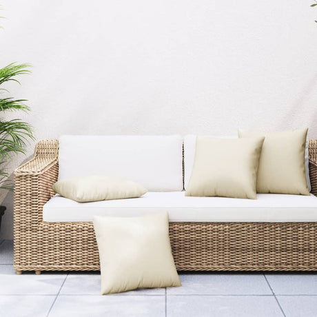 Vidaxx Sofa Puder 4 stk 40x40 cm stofcreme-farvet