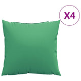 VidaXL sofahynder 4 stk 40x40 cm stof grøn