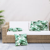 Vidaxl Sofa Puder 4 stk. Bladmønster 40x40 cm stof