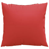 Vidaxl Sofa Puder 4 PCS 50x50 cm stof rød